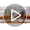Clark’s Cutting Board Oil & Wax Kit with Natural Lemon & Orange Extracts - Food-Grade Mineral Oil (12oz), Wax (6oz), Applicator & Buffing Pad - Protect & Condition Wood Surfaces