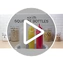 New Star Foodservice 32oz Clear Plastic Squeeze Bottles - 6 Pack