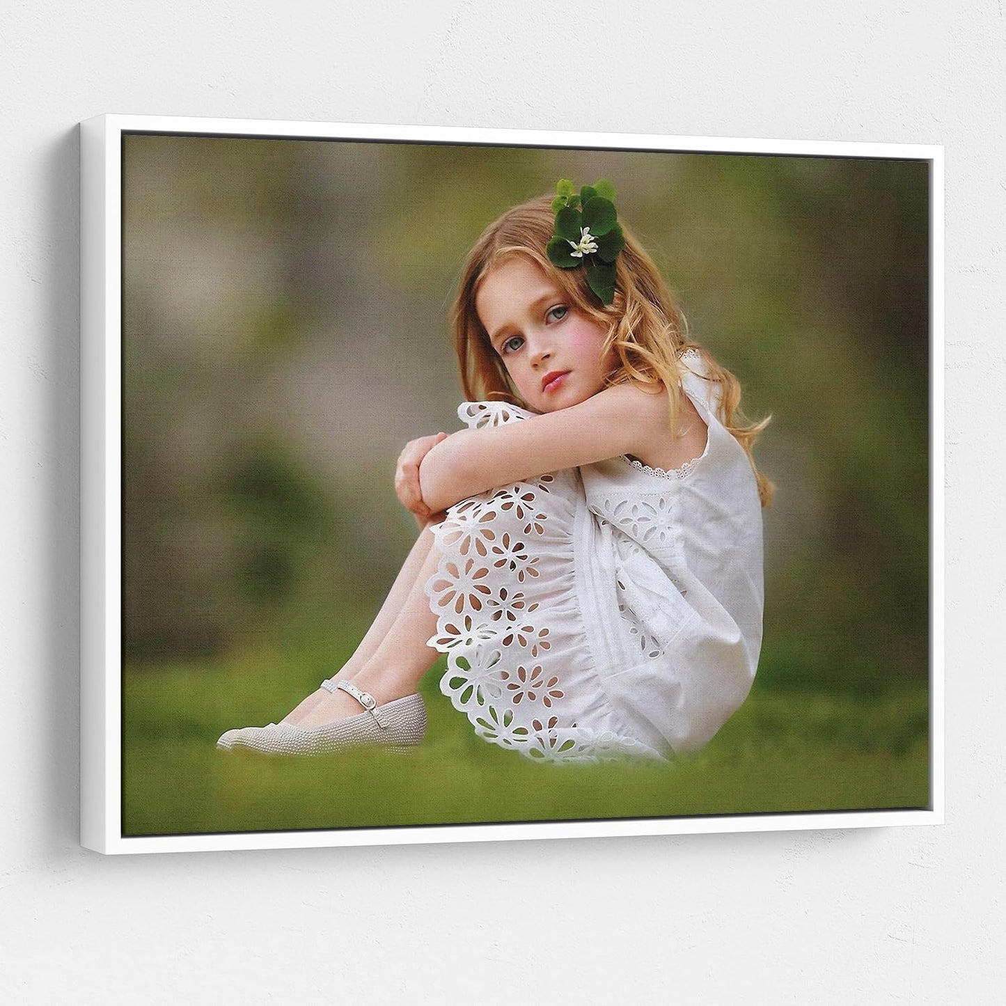 P&L ART - Personalized Custom Canvas Prints | Transform Photos into Stunning Wall Art - 20x30" White
