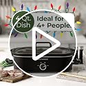 4 Quart Slow Cooker with Manual Warm Setting - Red Kitchen Appliance - Variation of 4 Quarts / Manual Red