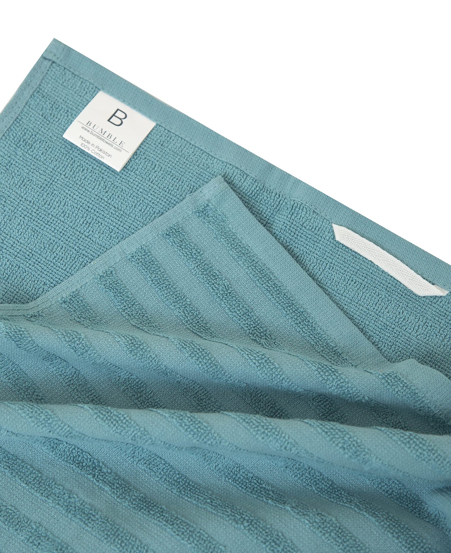 Premium Kitchen Towels (20”x 28”, 6 Pack) | Large Cotton Dish Towels | Flat & Terry Highly Absorbent Kitchen Linen Set with Hanging Loop | Aqua