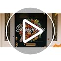 PureCosy Red Fall Wreath for Front Door 24 Inch Autumn Rustic Decor