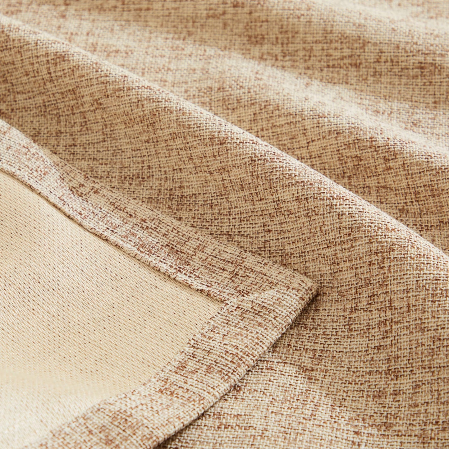 ZeeMart Burlap Style Farmhouse Table Runners 36 Inches Long, Beige Rustic Woven Dining Table Runner for Everyday Use, 14x36 Inches, Oatmeal Beige