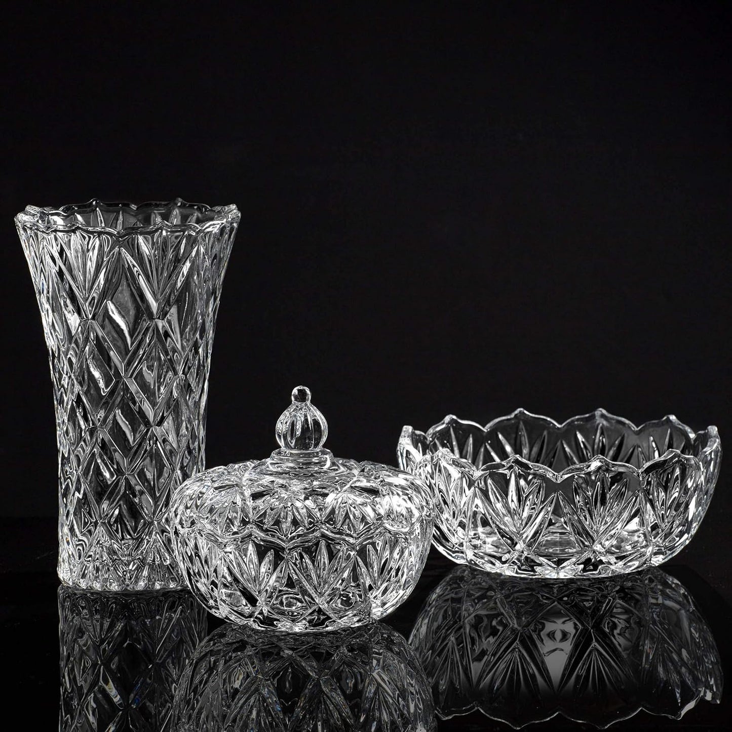 Saturn Candy Dish by Mikasa - Elegant Glass Serving Bowl for Home Decor