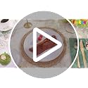 50 Guests Round Gold Disposable Dinnerware Set - Plates, Cups, Silverware & Napkins