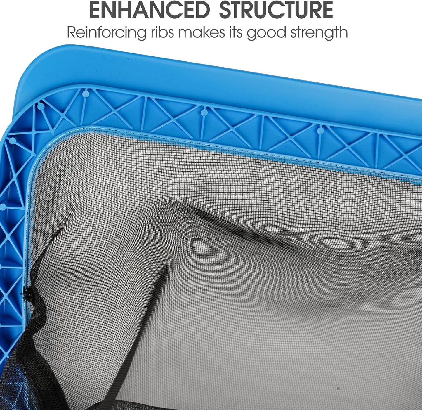 TidyMister Pool Skimmer Net - Self-Repair Fine Nylon Mesh Bag for Above & In-Ground Pools