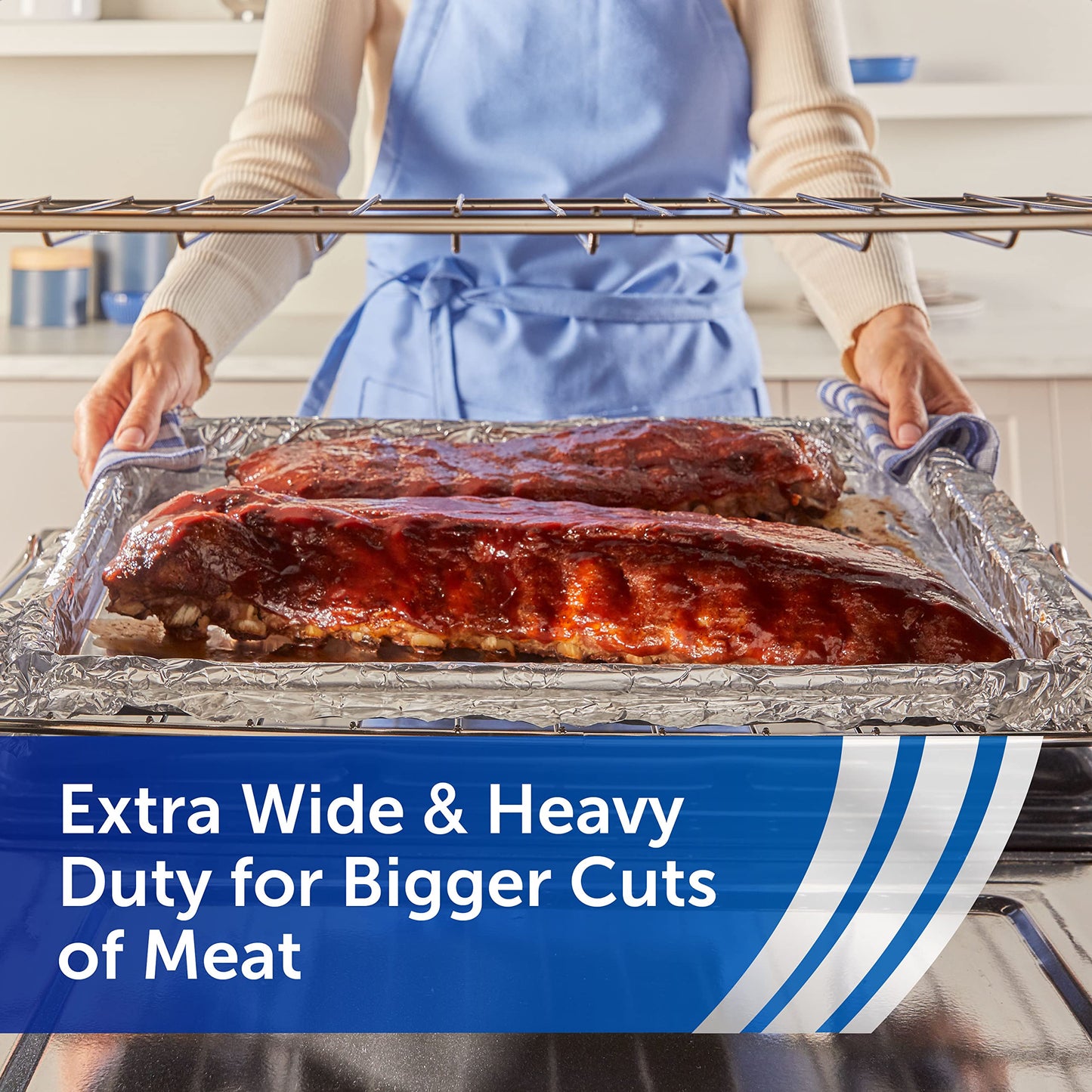 Reynolds Wrap Heavy Duty Aluminum Foil, 18 Inch Width, 75 Square Feet