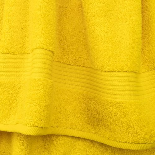 Cotton Paradise Hand Towels - 100% Turkish Cotton, Soft & Absorbent | 4-Piece Set in Yellow
