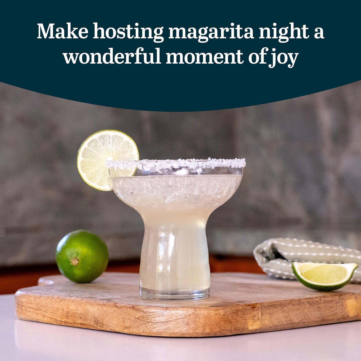 Libbey Stemless Margarita Glasses Set of 6, 10.25 ounces Classic Lightweight Margarita Cups, Fancy Glassware Set for Celebrations