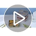4 Pack Stainless Steel Snack Containers with Lids - 4-Compartment Leakproof Bento Boxes - Reusable Dishwasher Safe Food Storage - Variation: 4pack-a