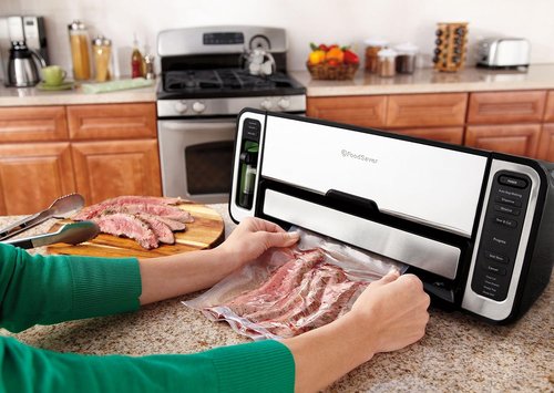 FoodSaver 5860 Series Vacuum Sealer Machine - Preserve Freshness & Flavor | Compact Design