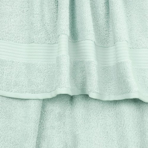 Cotton Paradise Extra Large 4-Piece Turkish Bath Towel Set - 100% Soft Plush Cotton | Mint Green