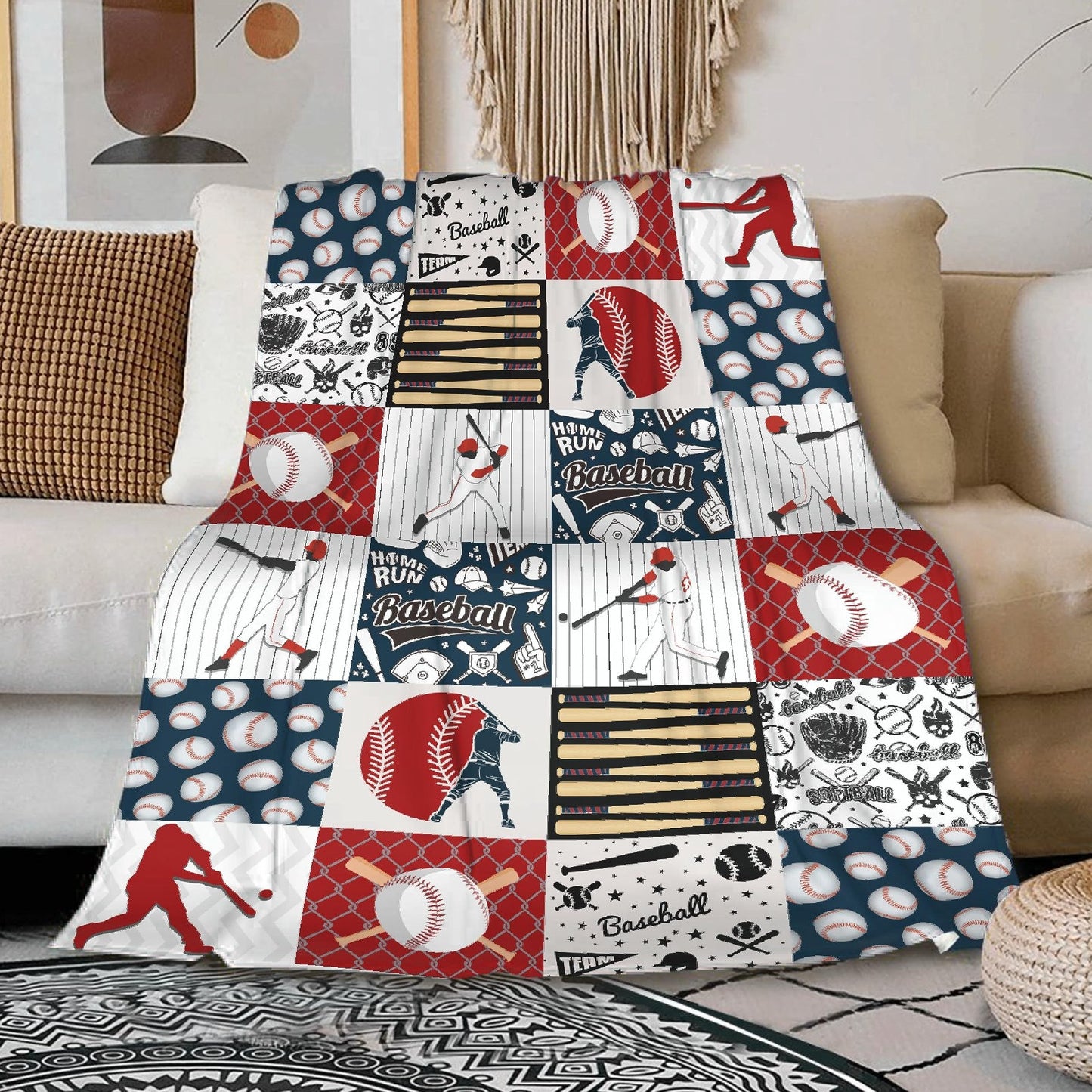 Baseball Blanket Ultra Soft Baseball Blanket for Toddler Women Men Birthday Anniversary Baseball Gifts for Sport Lovers 40"x50"for Kids/Child