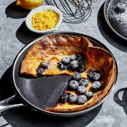 HexClad Tempered Glass Lid - 8-Inch Cookware Accessory with Steam Vent | Dishwasher Safe Design