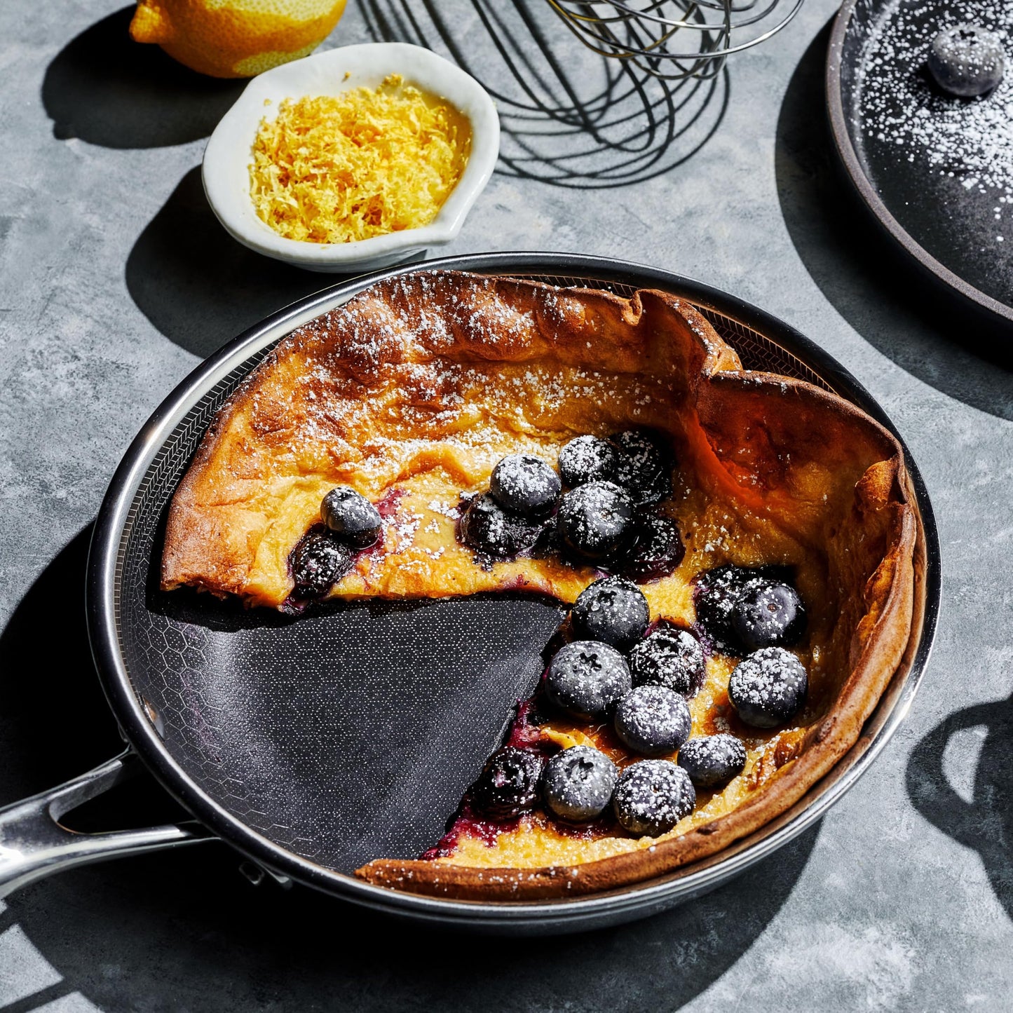 HexClad Tempered Glass Lid, Designed for HexClad Hybrid Cookware, Steam Vented, Dishwasher Safe