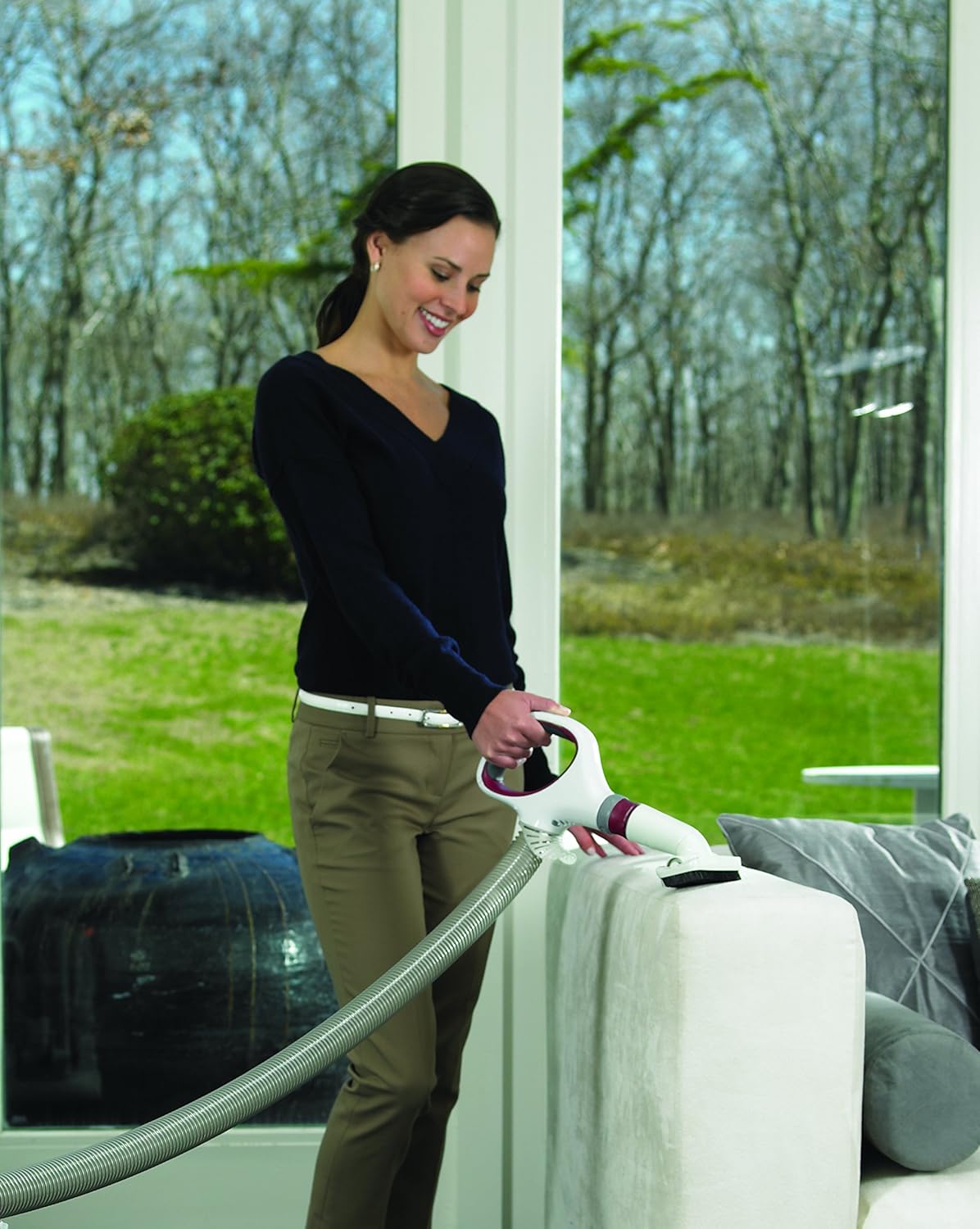Shark NV501 Rotator Vacuum - Professional Lift-Away Design with HEPA Filter & LED Headlights | White/Red
