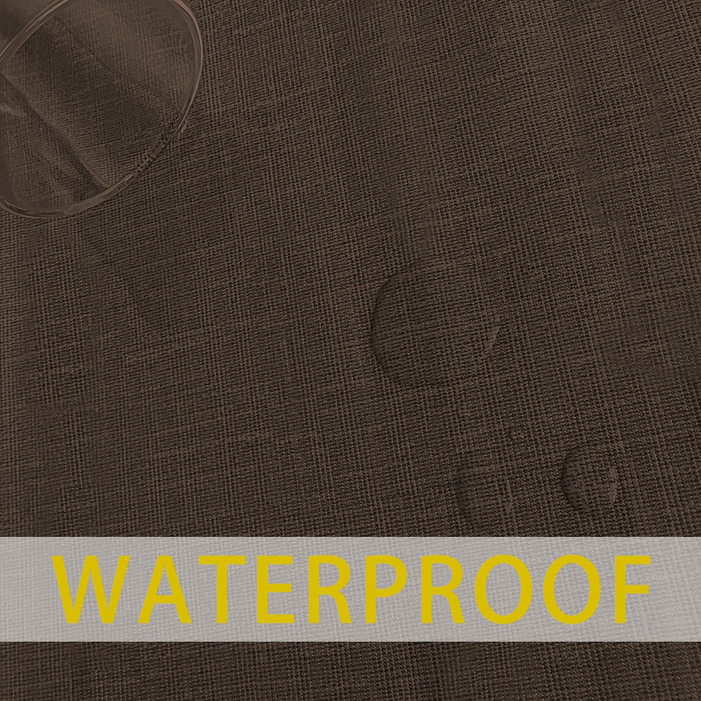 sancua 100% Waterproof Rectangle PVC Tablecloth - 52 x 70 Inch - Oil Proof Spill Proof Vinyl Table Cloth, Wipe Clean Table Cover for Dining Tables, Buffet Parties and Camping, Coffee