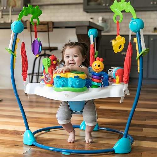 Baby Einstein Neighborhood Symphony Activity Jumper - Entertaining Lights & Melodies | For Infants 6 Months+