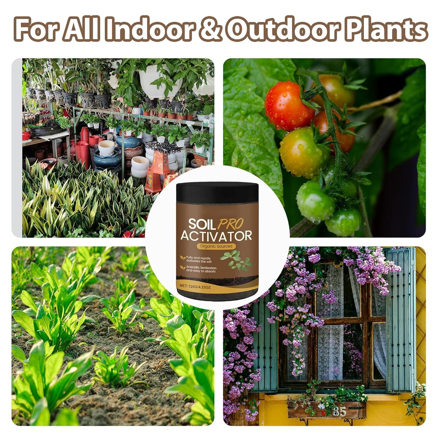 Nauticos Soil Activator - Organic Water-Soluble Formula for Optimal Nutrient Uptake | 2-Pack for Enhanced Plant Growth