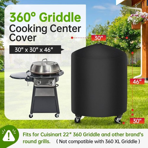 CGG-888 | Heavy Duty 600D Protection for Cuisinart Griddle 30" x 30" x 46