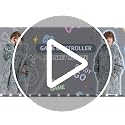 Kids Wearable Blanket Hoodie Oversized Sherpa Sleepwear with Glow in The Dark Game Controller Design - Mewkou 6-13YR Gamer Edition
