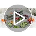 KOMUEE 10-Pack 22 oz Glass Meal Prep Containers - Gray, Airtight & Oven Safe