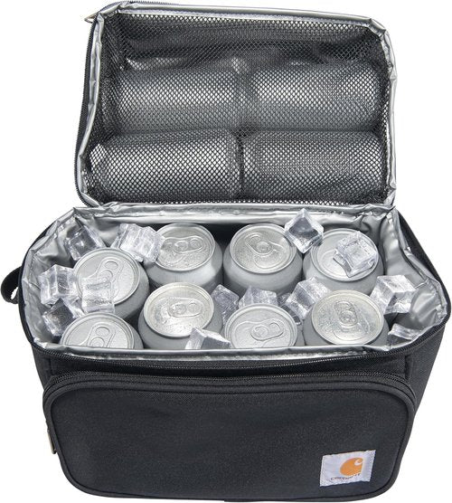 Carhartt Camping Cooler - Durable Soft Shell Lunchbox for Work & Everyday Use | Black