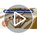 Ziruma 6-Piece Non-Toxic Acacia Wooden Utensils Set - Solid, Glue & Mineral Oil Free