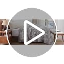 Westinghouse Queen Size Heated Faux Fur Blanket Light Grey - 10 Temp Levels