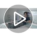 TranquilRelax Grey Leg Elevation Pillow for Post-Surgery, Single Leg, Adjustable Height