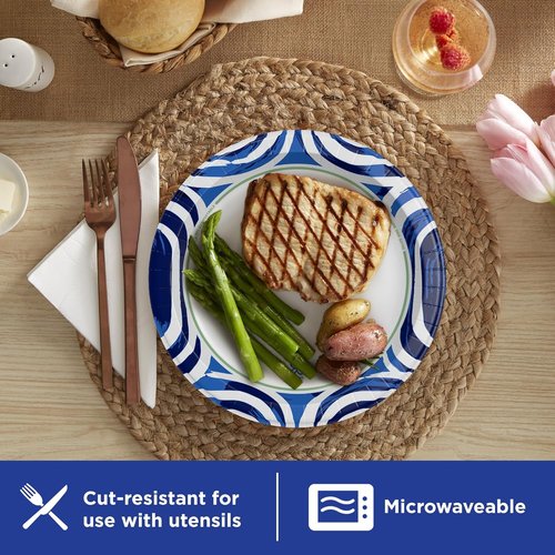 Dixie Ultra Large Paper Plates - 10 Inch, 172 Count | Heavy Duty, Microwave-Safe & Soak-Proof