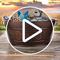 Antique Copper Copper Metal Pet Storage & Dog Toy Bin with Handles - Indestructible