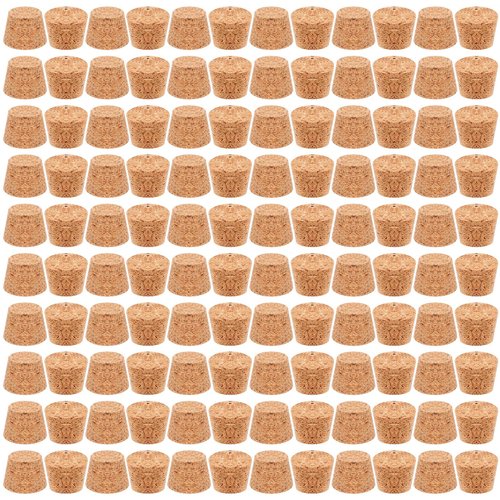 1/2 Inch Mini Tapered Cork Stoppers, 120 Pcs Cork Stoppers Wine Bottle Corks Plugs Replacement Wooden Wine Stopper Durable Small Bottle Plugs Replacement Wines Stopper for Jars Beer Bottles DIY Crafts