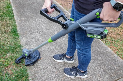 Genesis G20MAX 20V String Trimmer & Edger - 12" Electric Weed Wacker with Adjustable Height & Pivoting Head, 2.0Ah Battery & Quick Charger