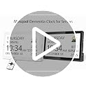 Black Mesqool 10.1-Inch Digital Dementia Clock for Seniors with Calendar & Temp
