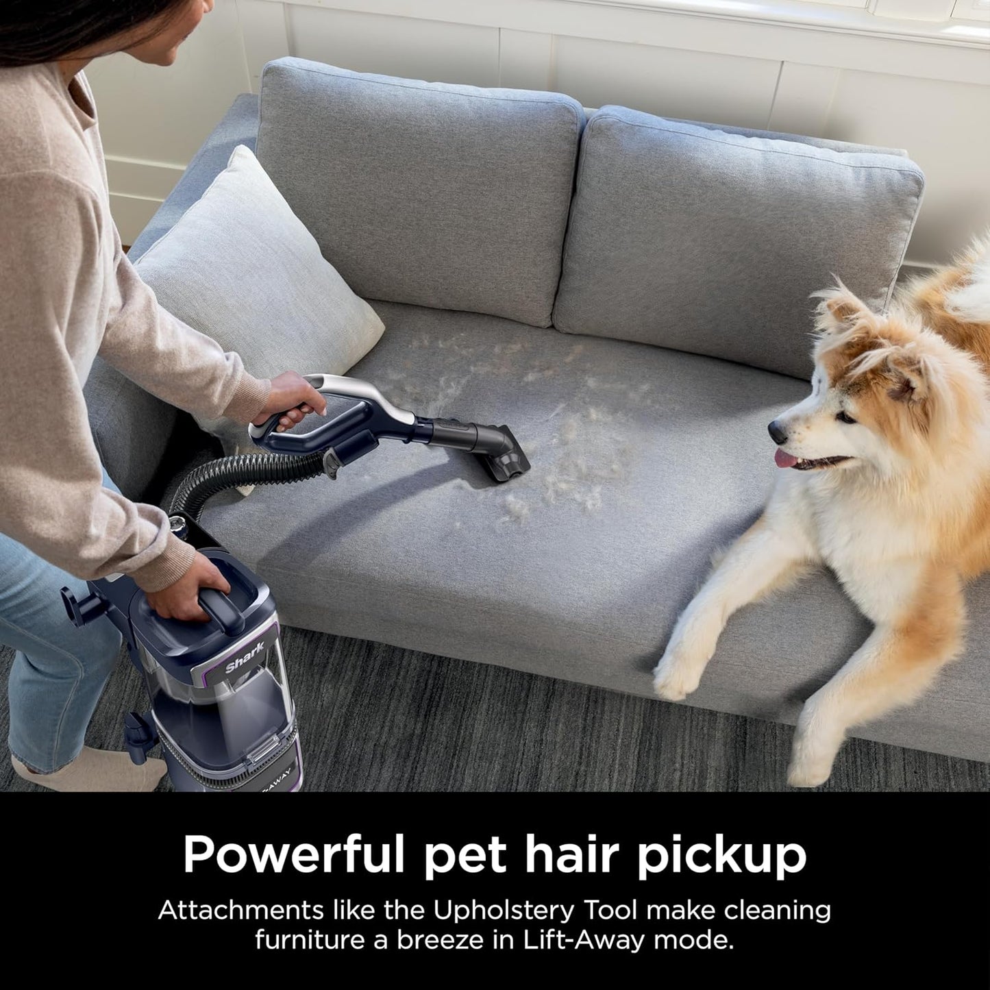 Shark Detect Pro Speed Lift-Away Vacuum - Bagless, DuoClean, Anti-Allergen & Odor Neutralizer | Model LA742