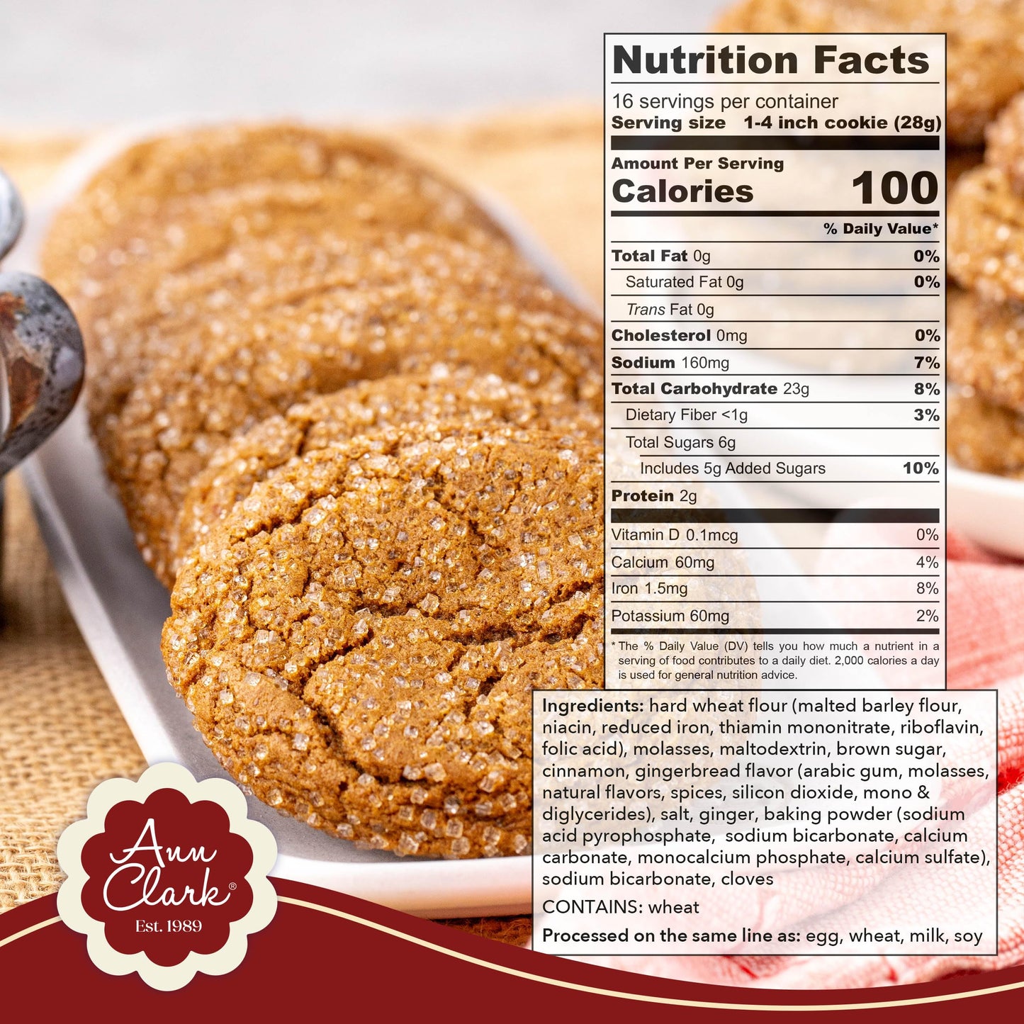 Ann Clark Gingerbread Cookie Mix
