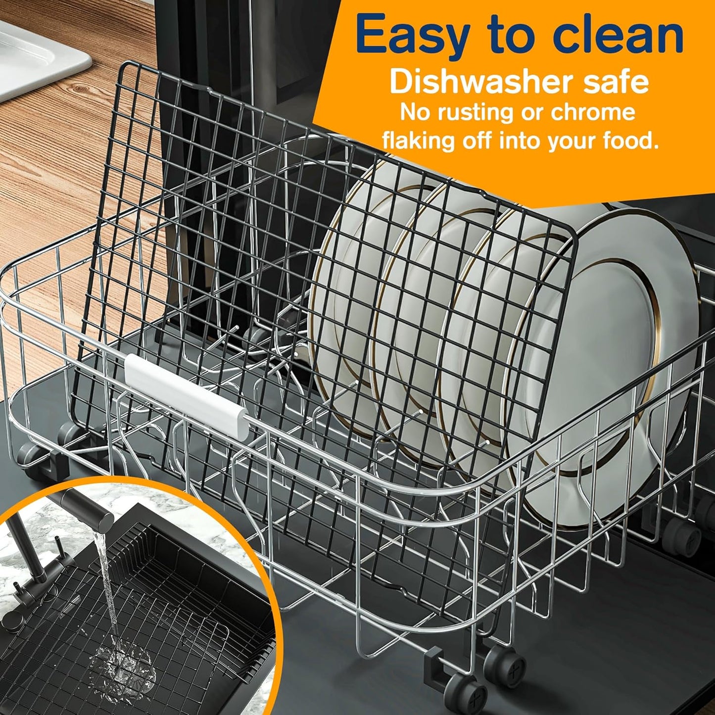 Skiennix Cooling Racks - Heavy Duty Stainless Steel Baking Rack Set | 10" x 15" | Oven & Dishwasher Safe
