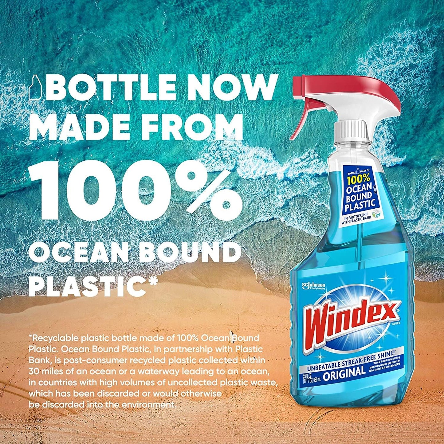 SC Johnson Windex Original Glass Cleaner - 5L Refill & 950ml Trigger Spray Combo
