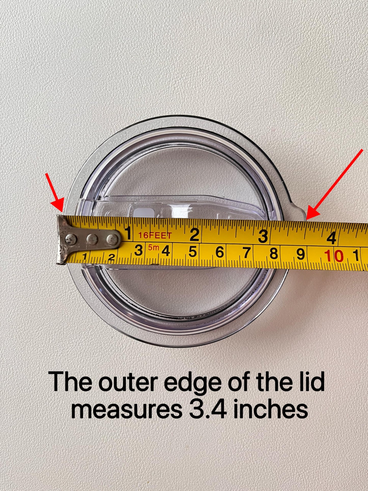 AICMEI 2 Replacement Lids for 20oz Stainless Steel Tumbler Lids-Replaces Only Covers With a Top Diameter of 3.4 inches（Bottom Diameter of 3.23 inches）