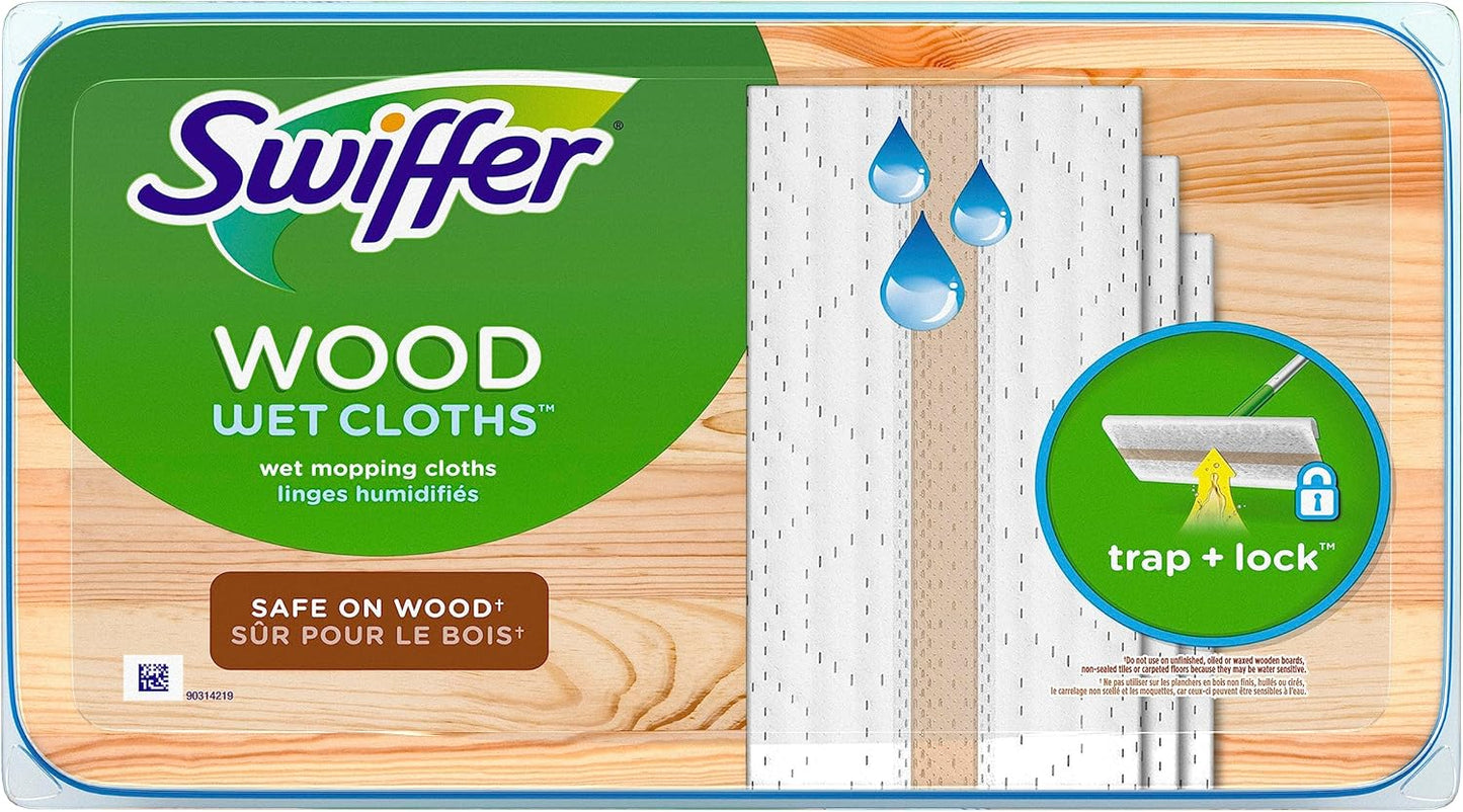 Swiffer Heavy Duty Mop Refills - Multi-Surface Cleaning Cloths for Hardwood Floors | 20 Count