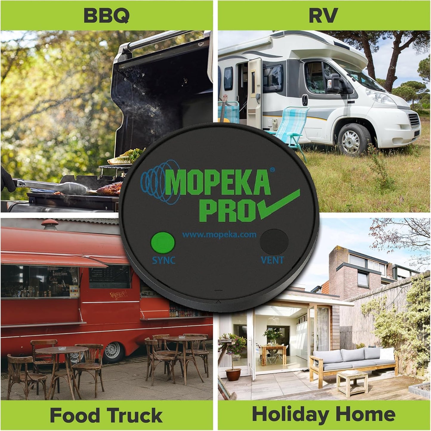 Mopeka Pro Check Universal Sensor - Bluetooth Ultrasonic Sensor for Propane Tanks - Ideal for Grills & Campers | Up to 250 Gallon Capacity
