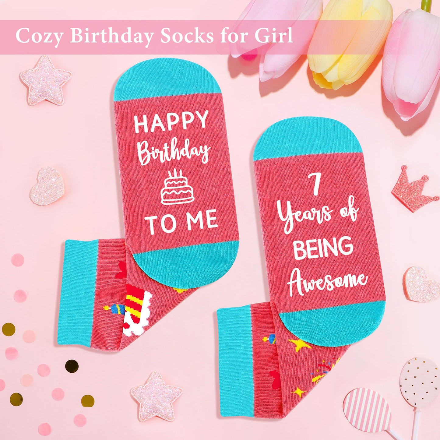 7 Year Old Girl Birthday Gifts for 7 Years Old Girls Gift Ideas Trending 7th Birthday Gifts for Girls Cool Seven Year Olds Girl Gift Happy 7th Decoration Present Popular Things with Tumbler Canvas Bag