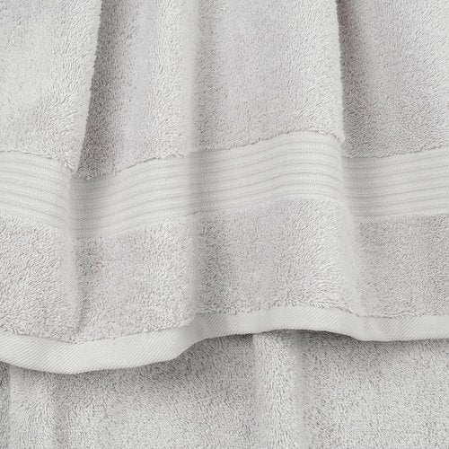 Cotton Paradise 4 Piece Turkish Bath Towels - 100% Cotton Extra Large Soft Plush Set | Silver Grey