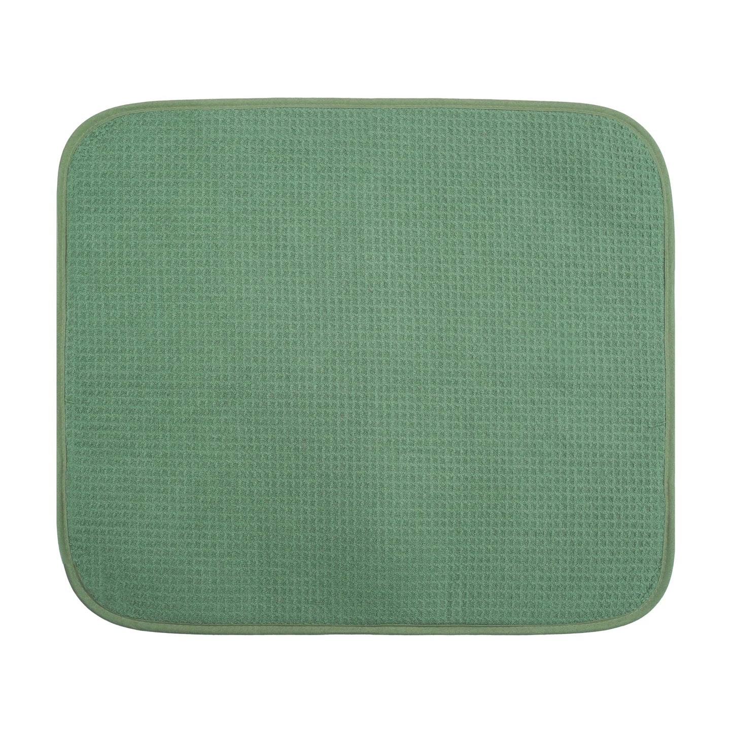 OGGI Absorbent, Reversible Microfiber Dish Drying Mat for Kitchen, Dish Drying Pad, 16 Inch x 18 Inch, Large, Sage