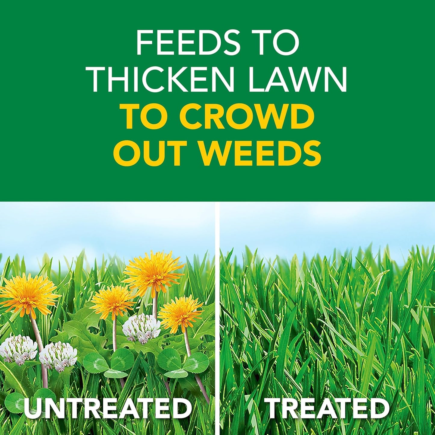 Scotts Turf Builder Weed and Feed 5 - Powerful Weed Killer & Lawn Fertilizer for 12,000 sq. ft. | 33.95 lb.