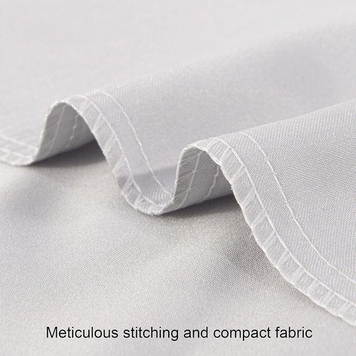 FLXXIE Satin Pillowcases - Luxury Soft Queen Size (20x30 Inches) for Hair & Skin Care | Silver Grey