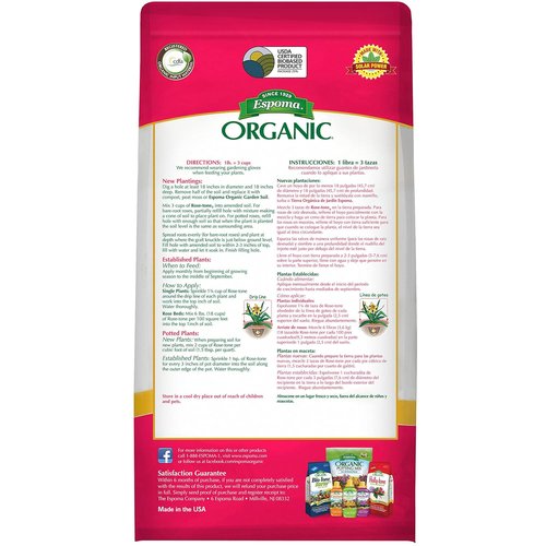 Espoma Organic Tomato-Tone Fertilizer - 3-4-6 Formula with 8% Calcium for Healthy Tomatoes | 4 lb Bag - Pack of 2