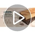 Walnut Live Edge Floating Shelves Set of 2 - 24 Inch Solid Elm Wall Shelves
