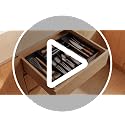 Black Expandable Silverware Drawer Organizer with 9 Slots - CCWOFF